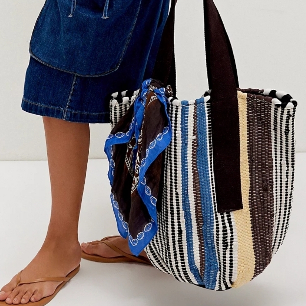 Free People Driftwood Rug Tote Bag